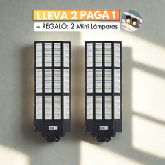 [Lleva 2, Paga 1] Proyector SolarGuard, Alta Potencia LED + REGALO: 2 Mini Lámparas
